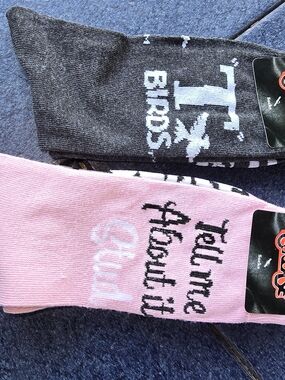 🎵 Grease Unisex Sock Bundle NWT T-Birds + Tell Me About It Stud Retro Movie